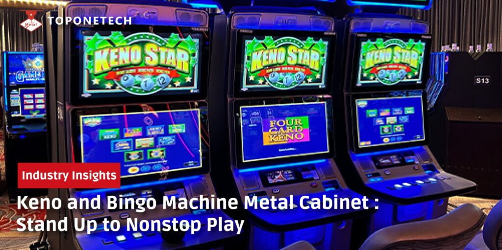 Keno and Bingo Machine Metal Cabinet